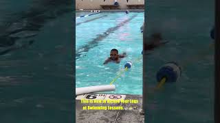 This is How to Kicked Your Legs at Swimming Lessons.🏊🏊‍♂️🤿#lessons #waters #kids #instructors #pool