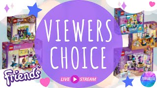 Viewers Choice - Lego Friends retro sets - live stream, build and cosy chat