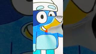 Coloring Bluey | Bluey coloring tutorial for kids #bluey #coloring #art #childrenscartoon