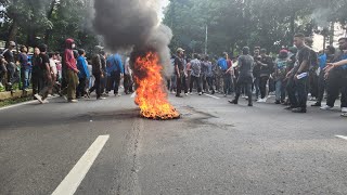 Aksi Mahasiswa Universitas Pancasila Demo Tuntut Pengusutan Kasus Dugaan P3l3c3h4n S3k5u4l