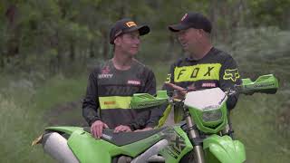 KX250X - Cam's first bush ride - Part One