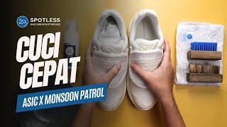 Tutorial mencuci sepatu Asics Gel Kayano