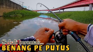 Joran Bergetar Senar Putus!!! Mancing nila liar di sungai ini di jamin puassss....‼