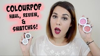 Colourpop Haul, Review, & Swatches!: Super Shock Cheeks, Super Shock Shadows, & Lippie Stix