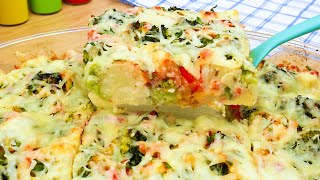 Никогда не устаю готовить этот рецепт из брокколи и цветной капусты! Вкуснейшая овощная запеканка!