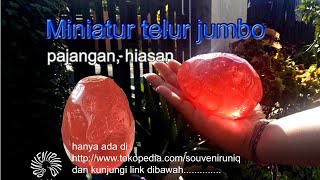 Miniatur Telur Gajah, uniq, hiasan, pajangan, aksesoris