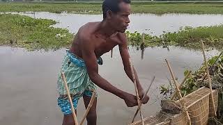 New Best duari Fishing Video | Traditional Boy Hunting Big Fish With duari By Rivr