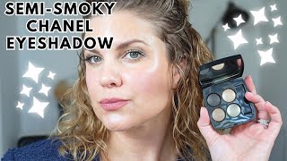 Chanel Eclat de Nuit 388 Eyeshadow Palette Try On - Semi-Smoky Eye!