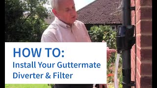 How to install the GutterMate diverter & filter to your downpipe & make rainwater harvesting easy