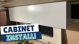 INSTALLING UPPER CABINETS | RAM PROMASTER DIY VAN BUILD