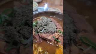 감자탕 레시피 뼈해장국 | Gamjatang Recipe Bone Hangover Soup #streetfood #recipe #shorts #ytshorts