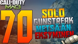 MW3: SOLO 70 GUNSTREAK! || Metsään eksyminen!