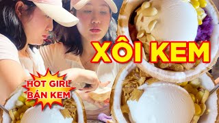 CỰU IDOL TIKTOK RA BÁN KEM XÔI - KHÁCH VÀO NƯỜM NƯỢP!!! Saigon's Best