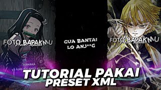 CARA PAKAI PRESET XML AM VERSI TERBARU‼ TERNYATA HAMPIR SAMA KAYAK PRESET 5MB‼