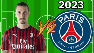 Zlatan Ibrahimovic 🆚 PSG💪