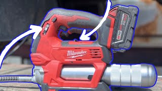 Milwaukee Tool M18 Grease Gun Cool Features