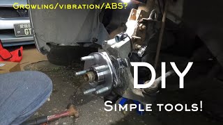 DIY wheel bearing replacement Chevy cobalt SS 2006 (simple!)