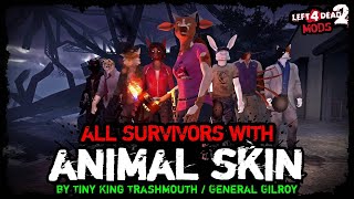 Animal Skin mod for all survivors - Left 4 Dead 2 #l4d #coop #เอาชีวิตรอด #gaming #mods