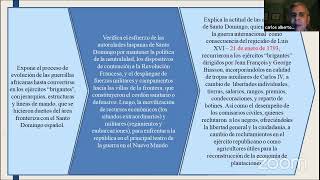 Puesta en circulación: "La Revolución Francesa en la Española: Saint Domingue- Sto. Dgo. 1789-1795