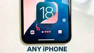 iOS 18 Secret Trick - Enable Heart ❤️ or any Emoji on iPhone Lockscreen