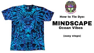 How to Tie Dye: MINDSCAPE ocean vibes (easy steps)