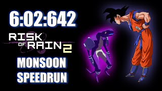 Risk of Rain 2 Monsoon Speedrun in 6:02:642 (TOTALLY LEGIT)