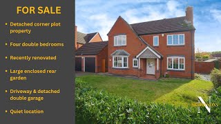 FOR SALE! Four bedroomed detached family property on Birchfield Drive, Worksop