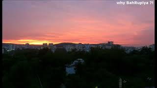 BANER-PASHAN HILL | A Beautiful Evening | 4K Time-Lapse | View from IISER Pune #baner #pashan #iiser