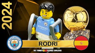 Rodri wins Ballon D'or 2024 in Lego (Top 10)