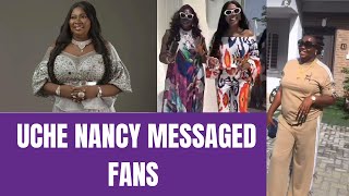 Uche Nancy has a message to all her fans.#mauricesamandsoniauche #soniauche #chinenyennebe