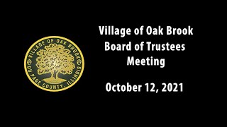 2021-10-12  Board of Trustee Meeting