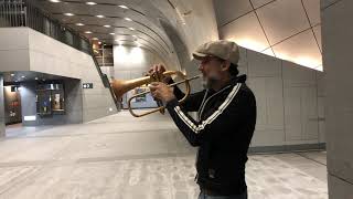 Jazz Men Olivier Baron / Flugelhorn  in Taipei ( Daan Park)by MaisonLiad