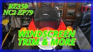 RZ350 NC2 EP79 WINDSCREEN TRIM MIRRORS FOOD & WEATHER