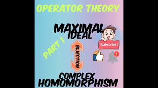 Bijection between maximal ideal and complex homomorphism