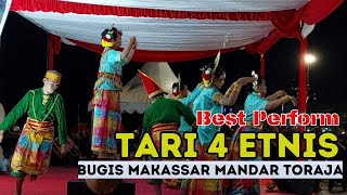 KEREN! INILAH TARI 4 ETNIS ► PERPADUAN BUDAYA 4 ETNIS DI SULSEL (BUGIS, MAKASSAR, MANDAR DAN TORAJA)