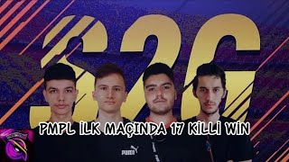 PMPL İLK MAÇINDA MİRAMARDA 17 KİLLİ MÜTİŞ OYUN #S2GWIN | PUBG MOBİLE S2G E-SPOR