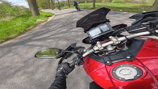 Riding With Yamaha MT-09s and a BMW S1000RR | Yamaha Tracer 900 | POV Ride