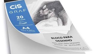 Bloco Papel Para Desenho Cis Graf 200g