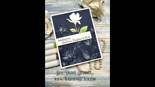 Marvelous Magnolia 3D Embossing Folder with Deb Valder