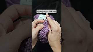 Someone recently asked me to knit and purl left-handed super slowly, so here it is—slow motion #knit