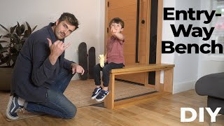 How To Build A Simple Yet Elegent Bench | DIY #homeimprovement #Renovation #Woodwork #Modernhome