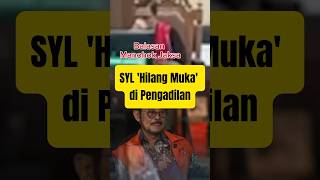 SYL " Hilang Muka " Di Pengadilan #beritaterkini #shorts #SYL