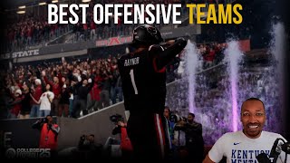 Best Offensive Teams in EA College Football 25...