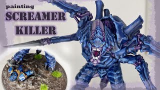 Painting a Screamer-Killer for my Tyranid army! This is such a cool looking monster!