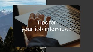 Les Roches Careers: Students' tips on how to nail a job interview