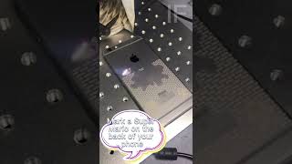 How do I mark a Super Mario on the back of my phone?-fiber laser marking machine