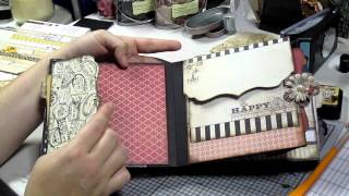 Chip board mini album