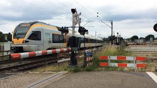 Eurobahn RE13  Venlo-Hamn  hbf Spoorwegovergang Vierpaardjes Venlo