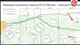 Трасса М-12 Москва-Нижний-Новгород-Казань.Строительство м12 граница 4 и 5 этапов развязка Арзамас