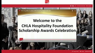 CHLA Hospitality Foundation 2020 Scholarship Awards Celebration